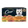 Cesar Comida Húmeda para Perros Recetas de la huerta en Paté y Gelatina 4x150g