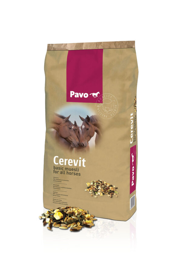 pavo cerevit saco pienso para caballos