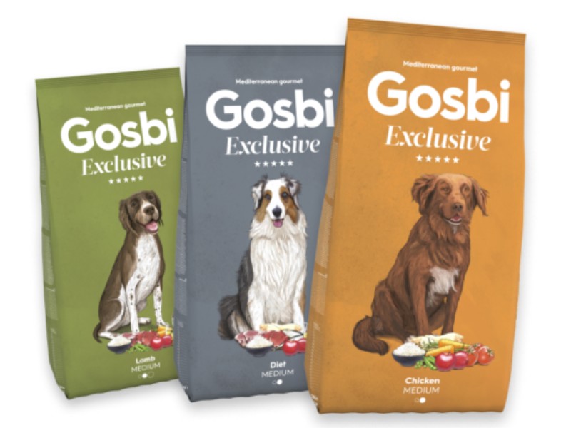 Gama Excluive de Piensos para Perros de la marca Gosbi